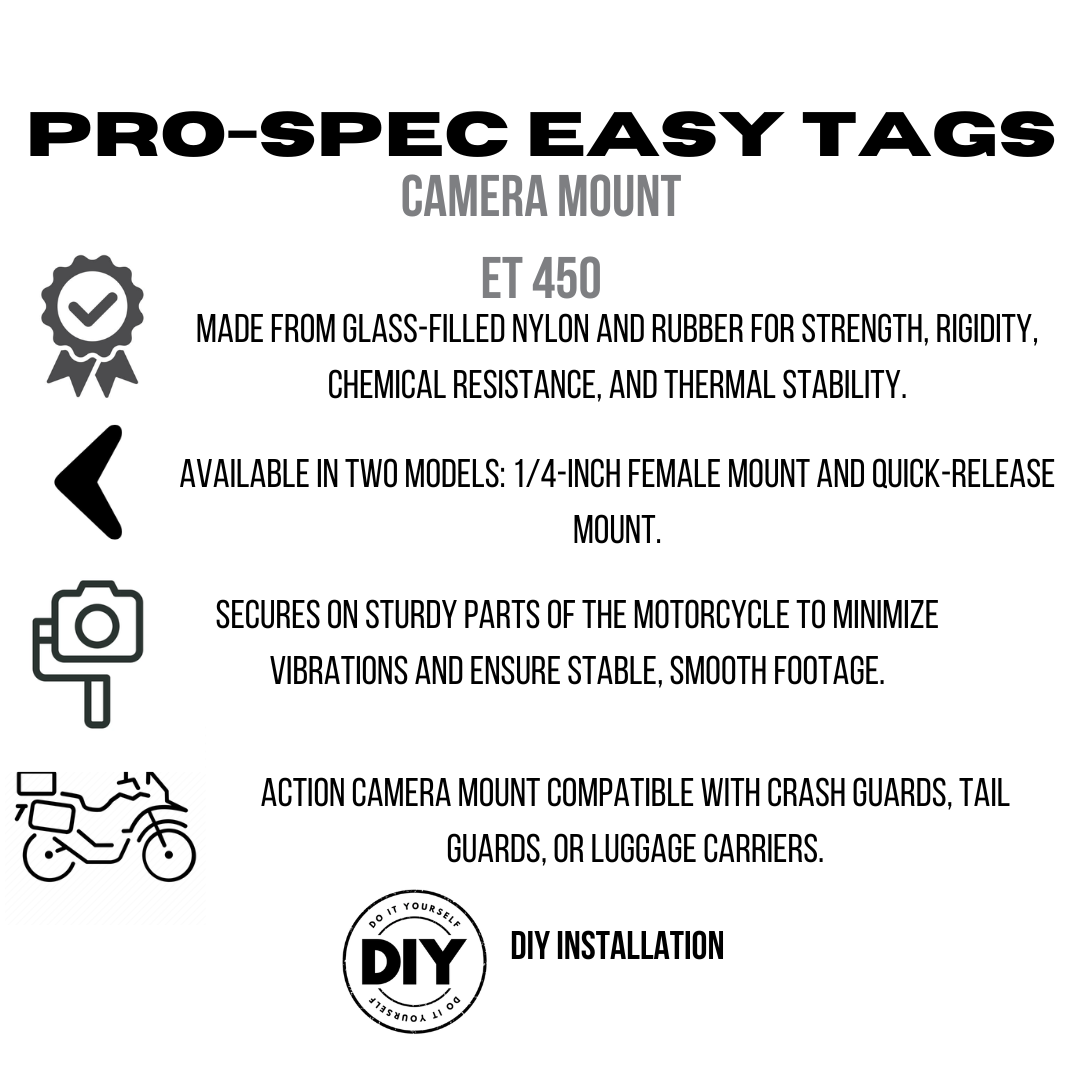 ET 450 BM- Easy Tags Camera Mount With Base Mount