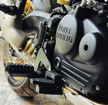 Prospec EB 590 rear brake extender installed on Royal Enfield Himalayan 450