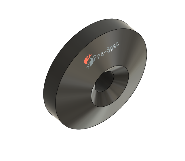 Pro-Spec ECZ 008 L left bar end weight front view for Royal Enfield Interceptor up to 2022