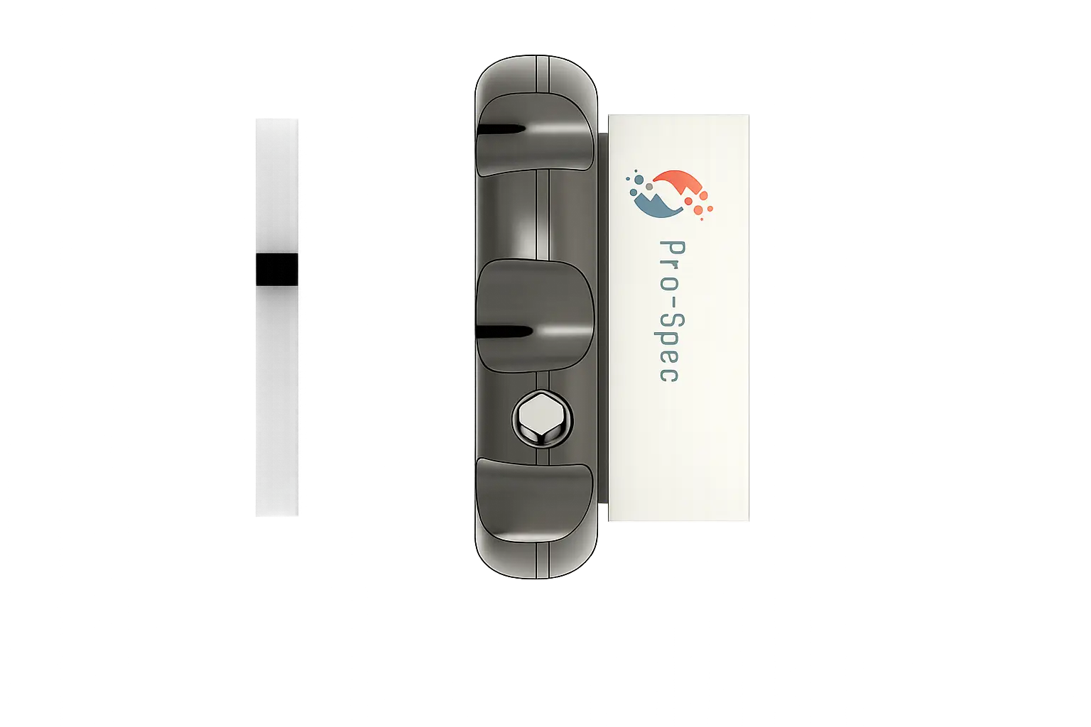 Angled detail view of Pro-Spec ECZ 005 Easy Cruz throttle lock for Triumph T100/T120
