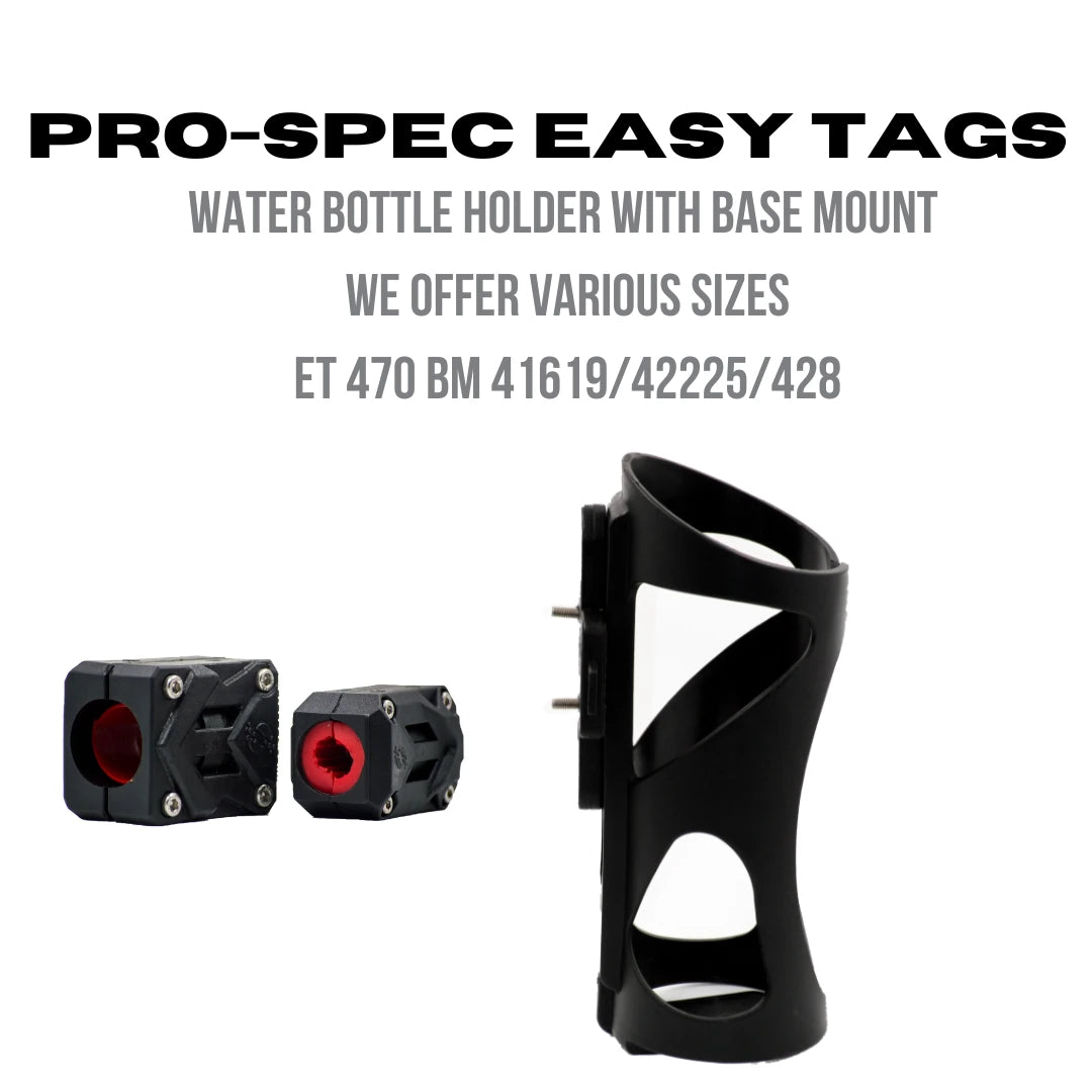 Pro-Spec Easy Tag ET 470 BM base mount bottle holder for 16-19mm, 22-25mm and 28mm pipes