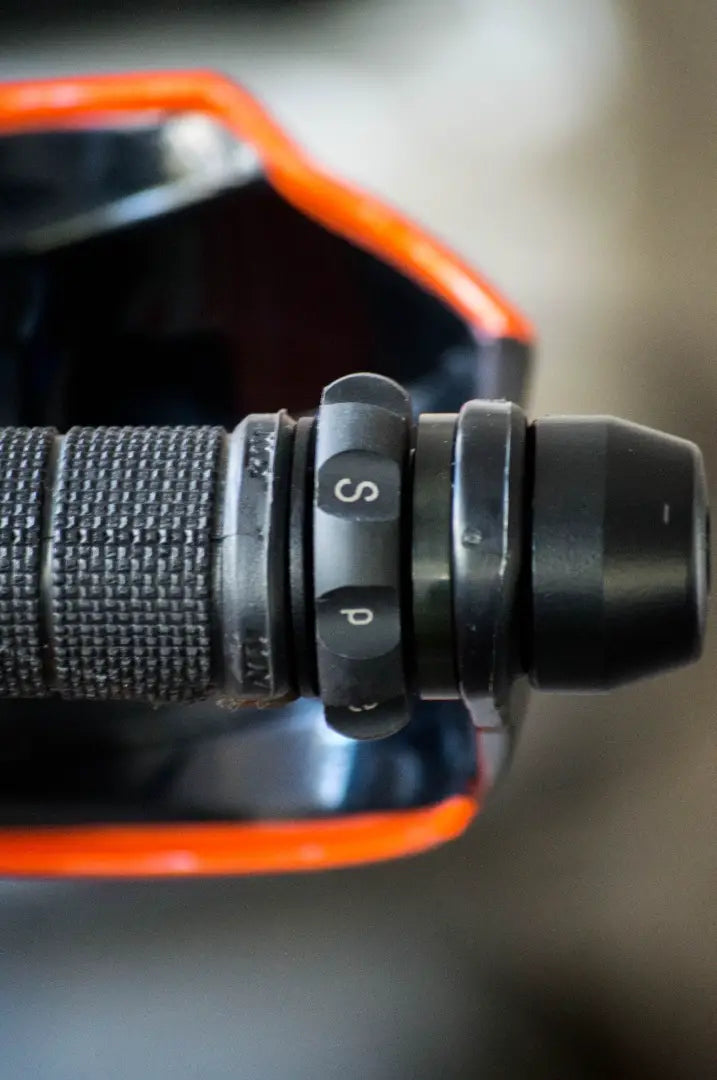 KTM Adventure fitted with Pro-Spec Easy Cruz ECZ 004 throttle lock