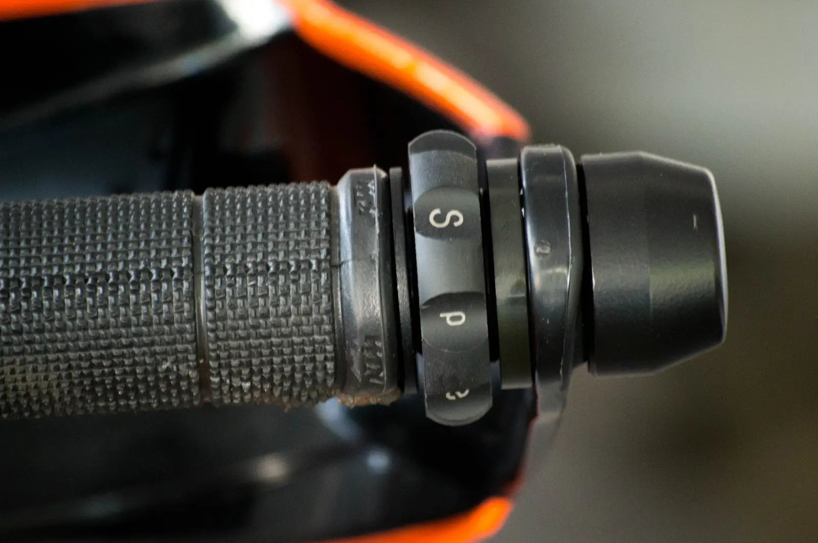 Pro-Spec Easy Cruz ECZ 004 throttle lock installed on KTM Adventure