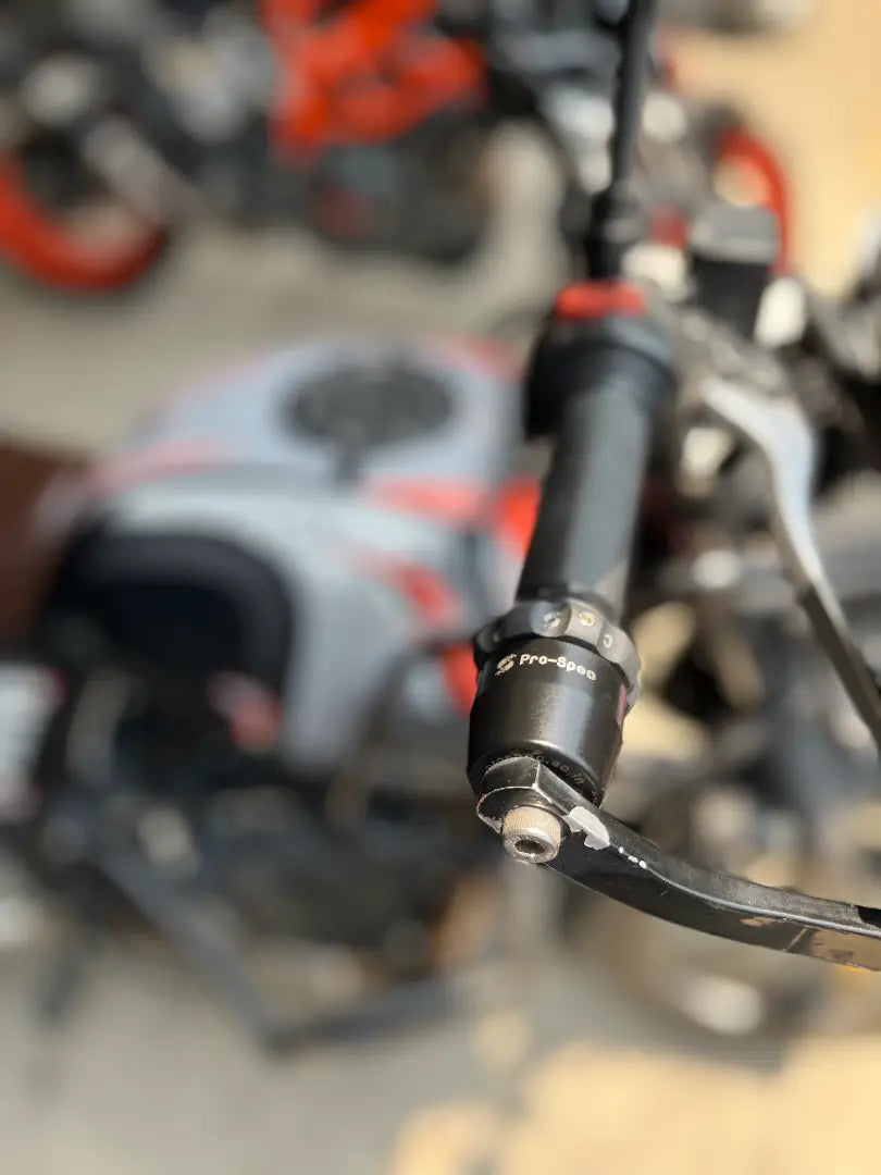Pro-Spec Easy Cruz ECZ 011 throttle lock installed on Royal Enfield Himalayan 411